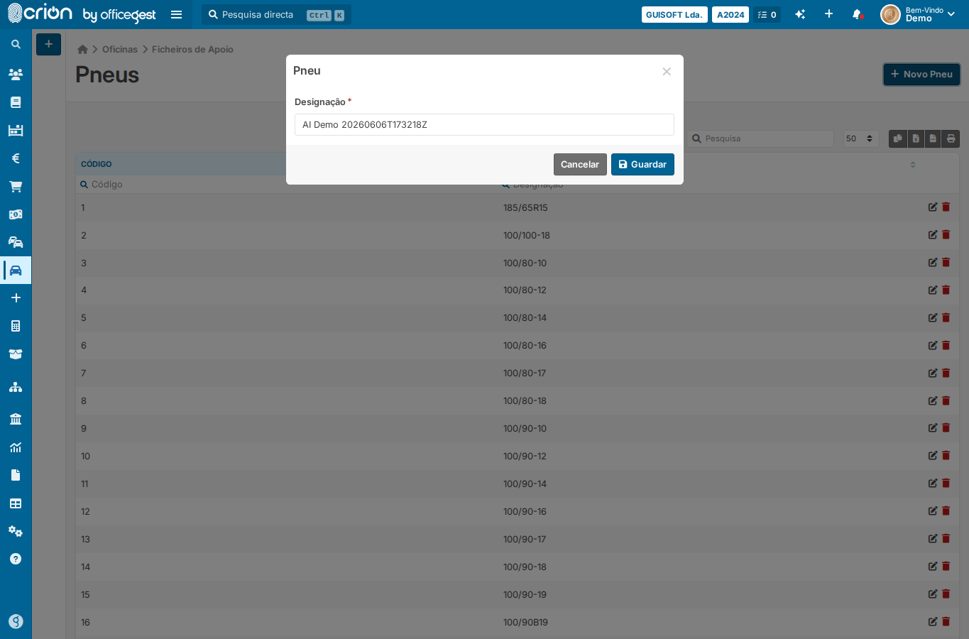 Screenshot formulário
